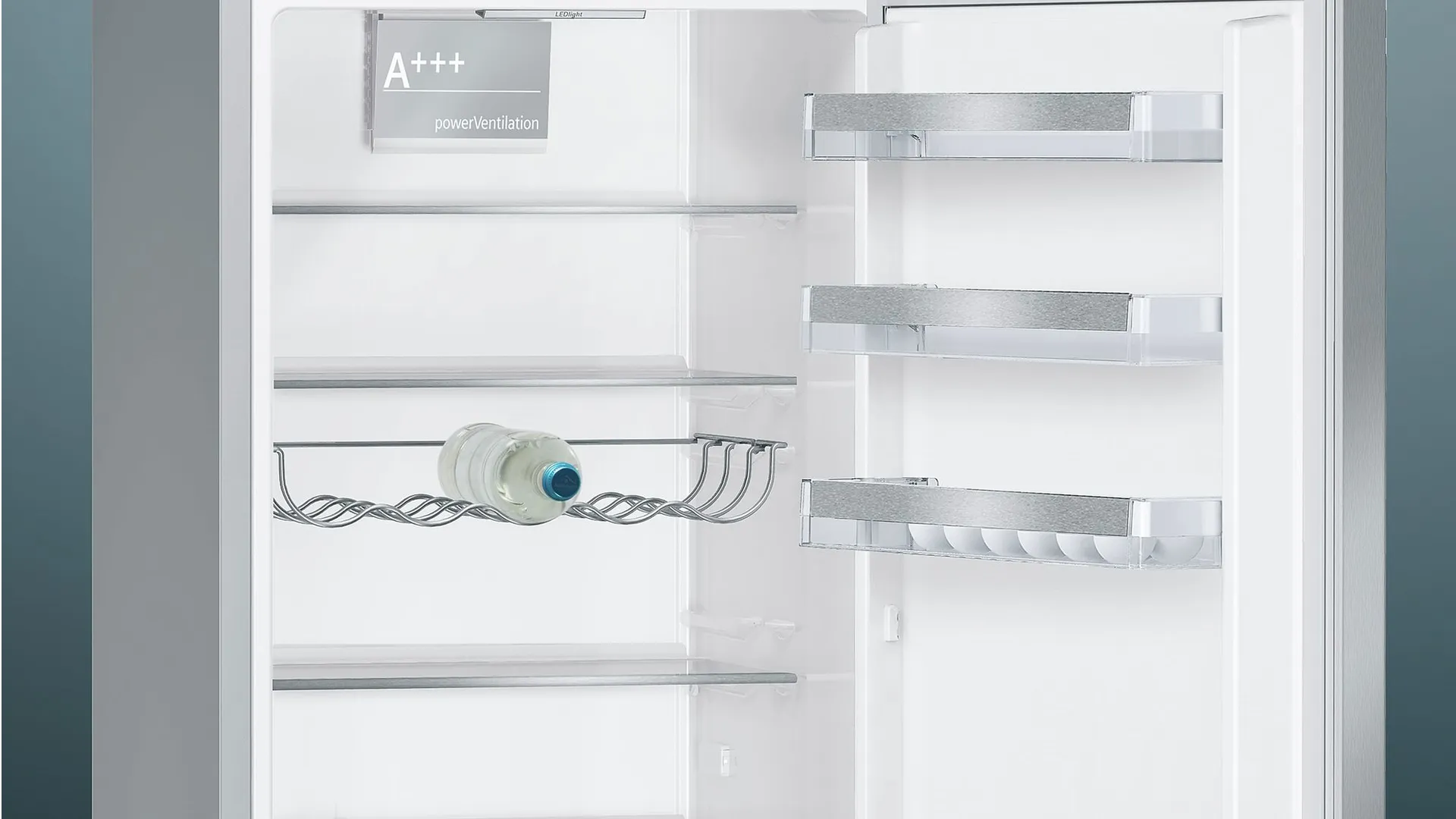 Siemens iQ500 KG39EAICA Kühl- und Gefrierkombination Freistehend 343 l Silber – Bild 6