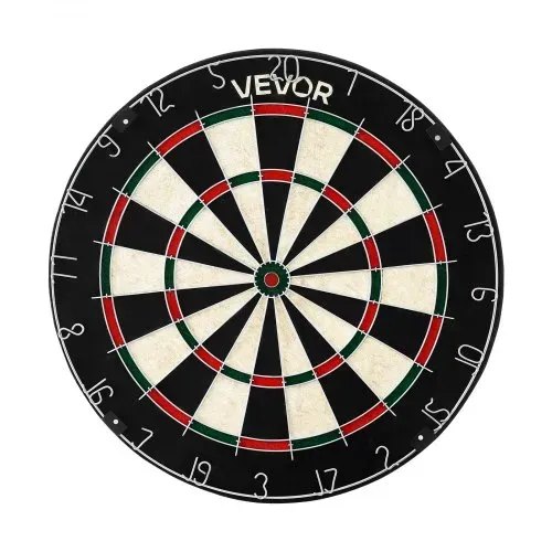 VEVOR Dartscheibe, mit 6 Dartpfeilen & Punktezähler, selbstheilendes Dartboard aus Sisalfasern mit klammerfreiem Bullseye & drehbarem Zahlenring, für Partys & Spielzimmer zu Hause – Bild 10