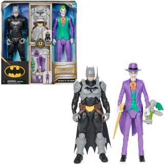 DC Comics Batman Adventures Batman vs The Joker Action-Figuren 2er Set, 30 cm DC Comics Batman Adventures Batman vs The Joker Action-Figuren 2er Set, 30 cm