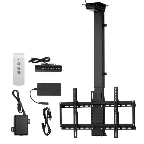 VEVOR Motorisierte TV Wandhalterung Halterung für 813 bis 1397 mm Fernseher, elektrischer Verstellbarer herunterklappbarer Ständer mit max. VESA 60 x 40 cm, passend für Fernseher bis zu 54 kg – Bild 8