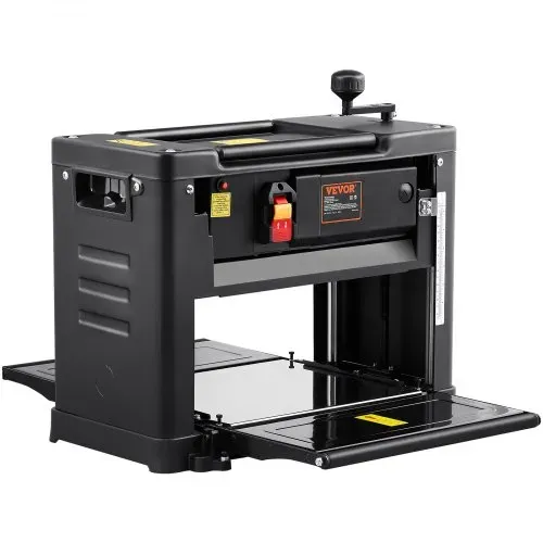 VEVOR Dickenhobel 1,8kW Hobelmaschine 2xHobelmesser Dickenhobelmaschine Max. Schnitttiefe 0,3cm Max. Schnittstärke 15cm Hobel Ideal zur Holzbearbeitung für Tischler Heimwerker und Dekorateure – Bild 9