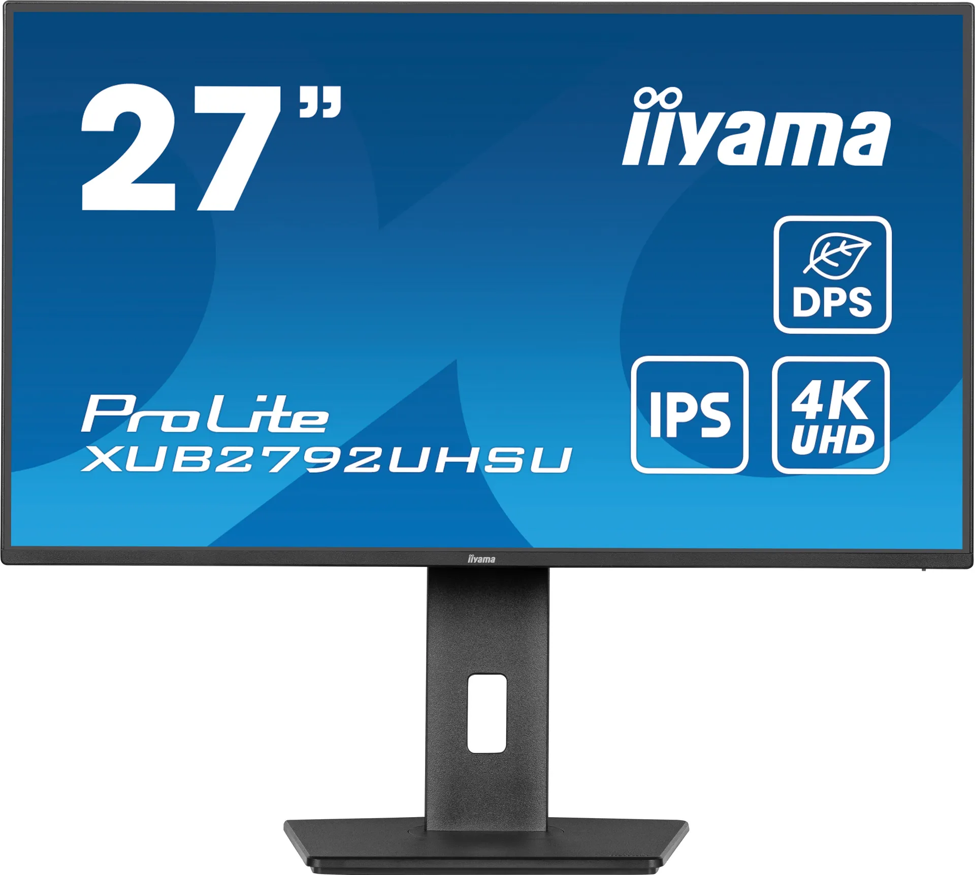 iiyama ProLite Ultraflacher 27" (68.5 cm) Monitor mit 4K-Auflösung, IPS-Panel-Technologie, Dynamische Energieeinsparung (DPS) und einem höhenverstellbaren Standfuß – Bild 2