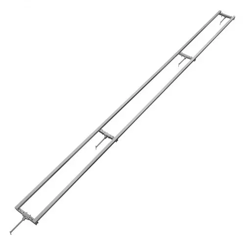 VEVOR 3,66m Sägewerk-Schienenführungssystem, 4 Querbalken-Kettensägenfräs-Kits, Alu-Sägefrässchienensystem für Kettensäge, 2 Keile, Schienenfräsführungs-Kit für Bauarbeiter & Holzarbeiter – Bild 9