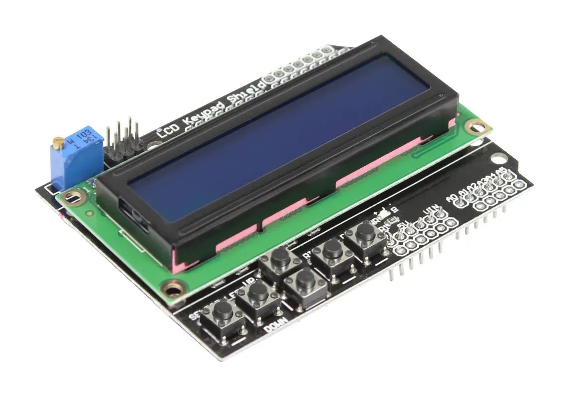 ALLNET 4duino Display Modul LCD1602 (blau) mit Tasten ALLNET 4duino Display Modul LCD1602 (blau) mit Tasten
