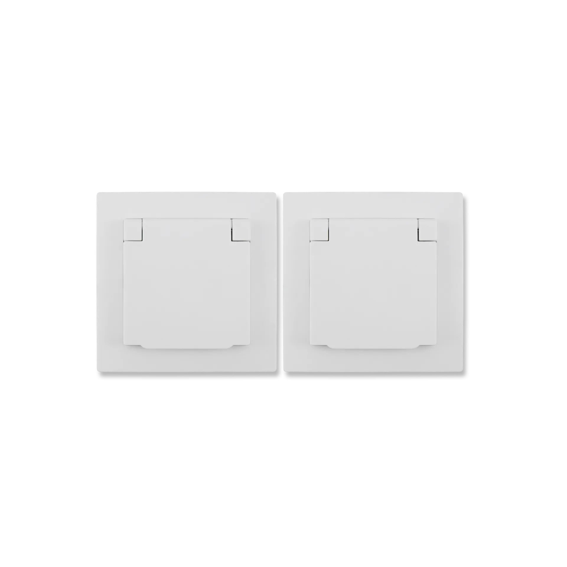 Schutzkontakt-Steckdose McPower “Flair“, 250V~/16A, UP, IP44, weiß, 2er-Pack Schutzkontakt-Steckdose McPower “Flair“, 250V~/16A, UP, IP44, weiß, 2er-Pack
