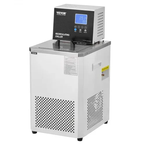 VEVOR Labor-Kühl-/Umwälzpumpe, 6 l Kühler für Niedertemperatur-Kühlflüssigkeit, 23 °F–212 °F, Umwälzpumpen-Kühler, LCD-Display, Wasserbad-Umwälzwasserkühlung aus Edelstahl 304 – Bild 9