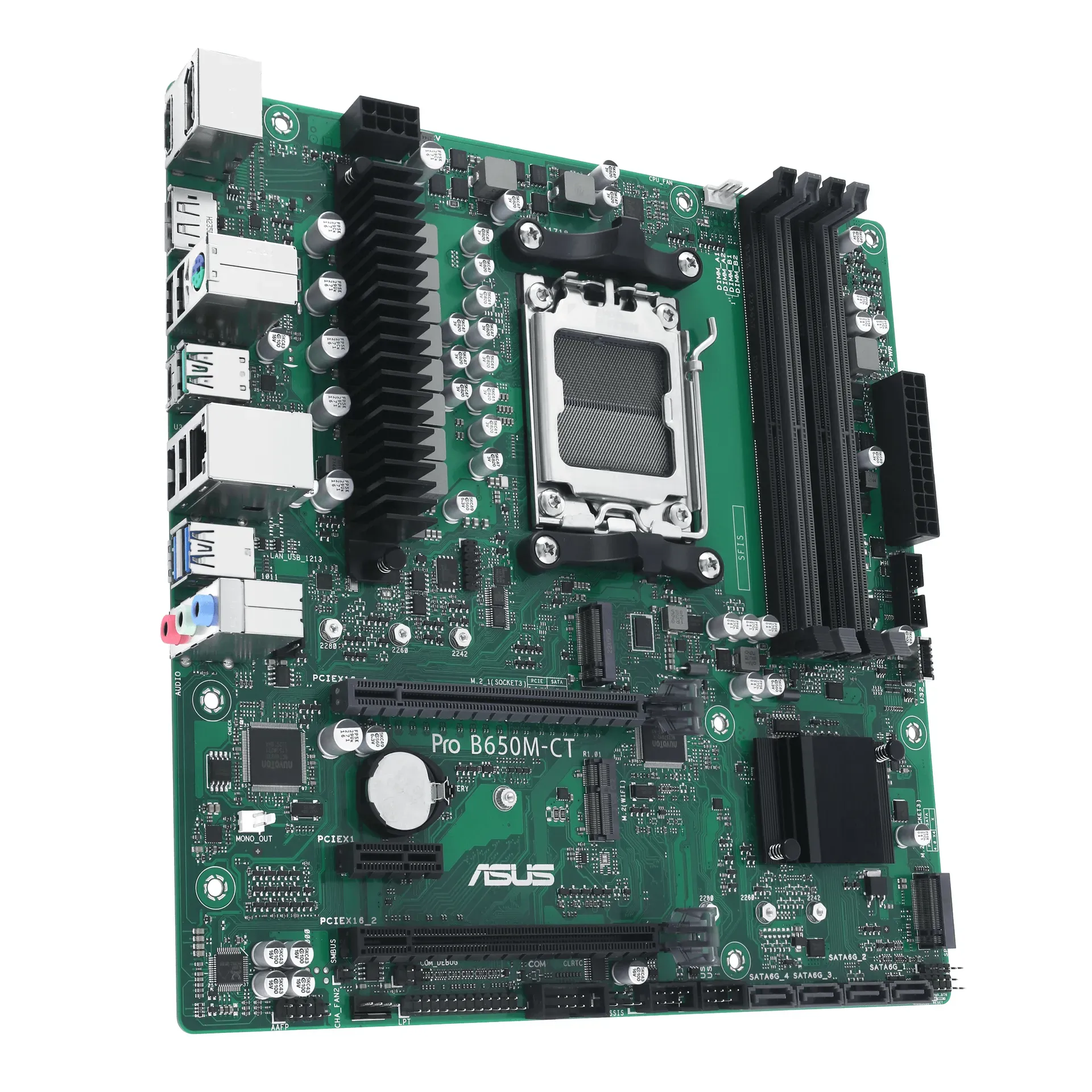 ASUS PRO B650M-CT-CSM AMD B650 Sockel AM5 micro ATX – Bild 3