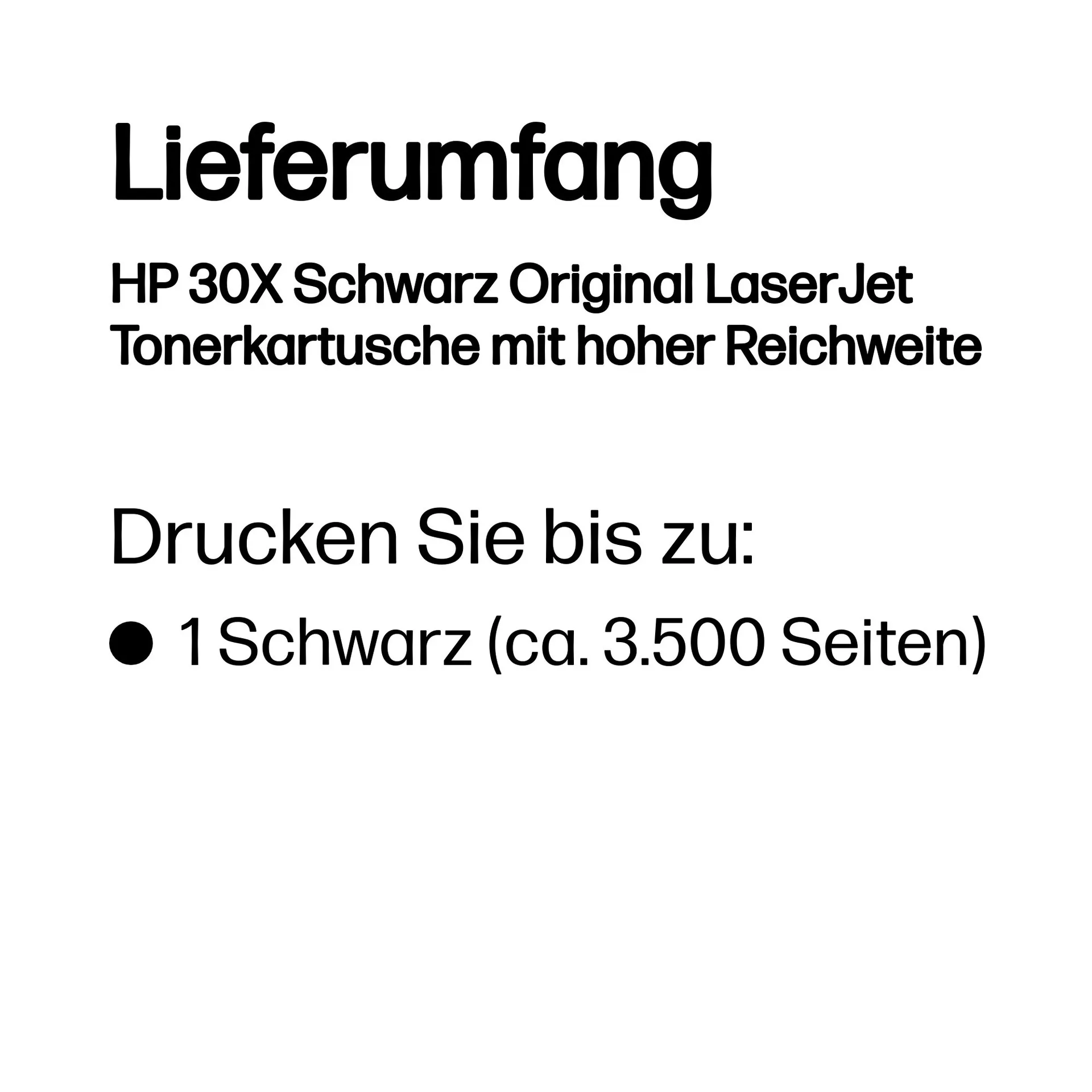 HP 30X Schwarz Original LaserJet Tonerkartusche mit hoher Reichweite – Bild 3