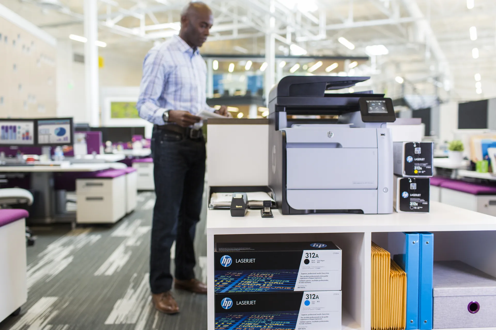 HP 312A Cyan LaserJet Tonerkartusche – Bild 4