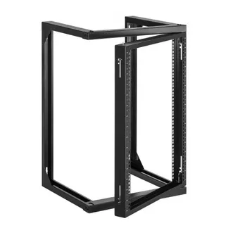 VEVOR 15U Server-Rack zur Wandmontage, 68 kg max. Tragkraft, Open Frame-Netzwerk-Rack mit 180-Grad-Torschwingung, Karbonstahl, für 482 mm-IT-Netzwerkgeräte & AV-Geräte, Computerserver, Schwarz VEVOR 15U Server-Rack zur Wandmontage, 68 kg max. Tragkraft, Open Frame-Netzwerk-Rack mit 180-Grad-Torschwingung, Karbonstahl, für 482 mm-IT-Netzwerkgeräte & AV-Geräte, Computerserver, Schwarz