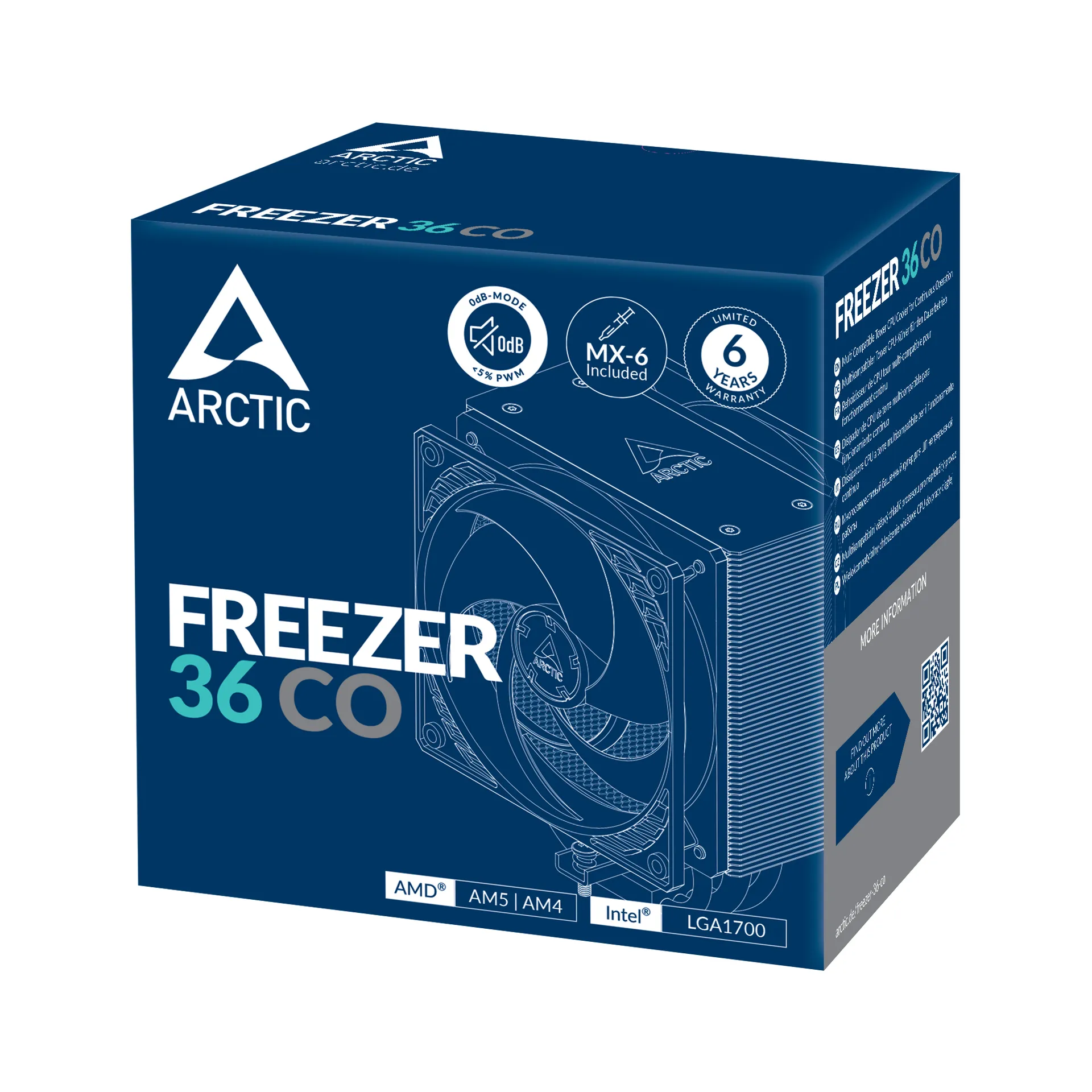 ARCTIC Freezer 36 CO Multikompatibler Tower CPU-Kühler für den Dauerbetrieb – Bild 6
