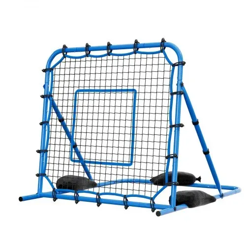 VEVOR Fußball Rebounder 108 x 109 cm, Rückprallnetz mit Verstellbarem Winkel & Robustem Eisenrahmen, PE-Trainingsnetz für Ballkontrolle & Passtraining, Balltrainingsgerät für Jugendliche & Erwachsene – Bild 10