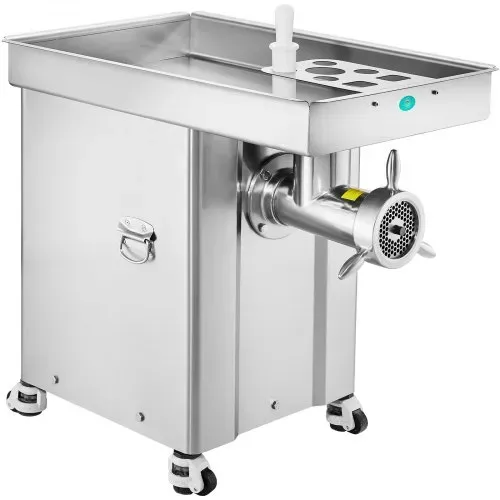 VEVOR kommerzieller Fleischwolf 16,65 kg/min 4000 W elektrischer Fleischwolf mit Klingen & Mahlplatten, elektrische Wurstmaschine, gewerblicher Fleischwolf Edelstahl für Küche Restaurant Metzgerei – Bild 8