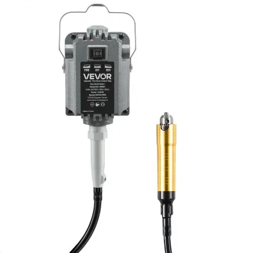 VEVOR Elektrische Drehwerkzeug, 1200 W, 30.000 U/min, Flexshaft-Rotationswerkzeug mit Fußpedalsteuerung, Hängemühle mit 112-tlg. Zubehör, Schnellschleife zum Schleifen, Polieren & Trennen – Bild 9