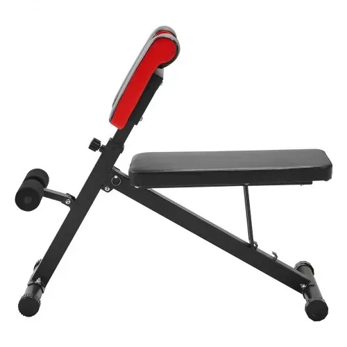 VEVOR multifunktionale Hantelbank für Ganzkörpertraining, Hyperextensionsbank Rückenverlängerung römischer Stuhl 150 kg belastbare verstellbare und faltbare Rückentrainer Heim-Fitnessstudio – Bild 9