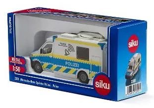 Siku Mercedes-Benz Sprinter Police Modell Polizeiwagen Vormontiert 1:50 – Bild 6