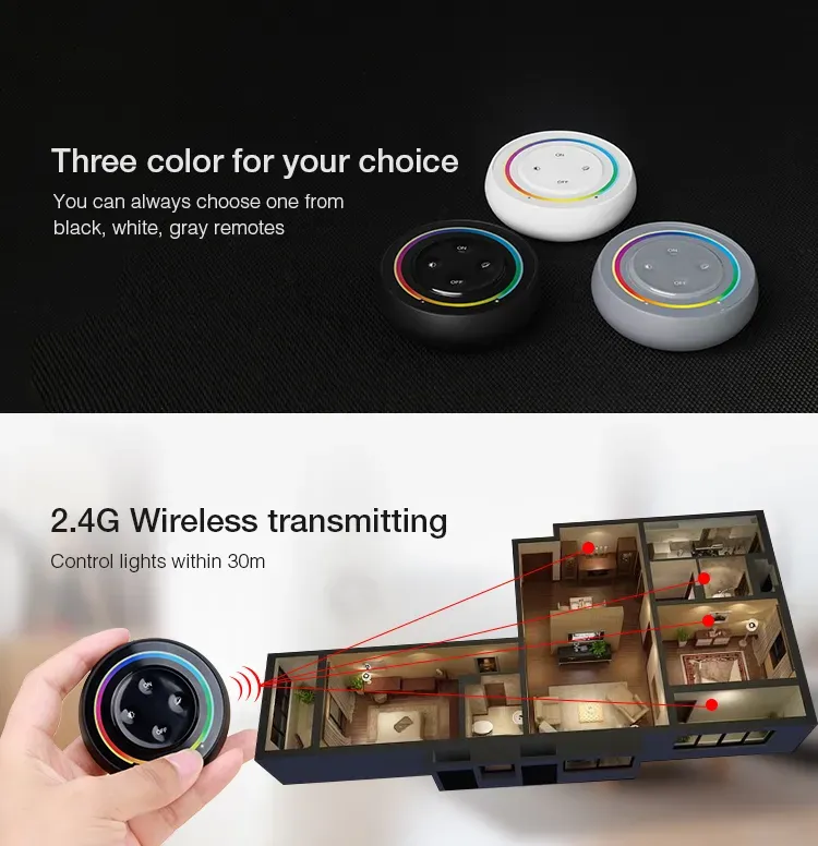 MiBoxer S2-W LED Fernbedienung Rainbow remote (w) RGB-WW (RGB-CCT) – Bild 6