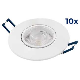 LED-Einbauleuchte McShine “EL-313C“ 4,5W, 450lm, CCT 3000-4000-6000K, 10er-Pack LED-Einbauleuchte McShine “EL-313C“ 4,5W, 450lm, CCT 3000-4000-6000K, 10er-Pack