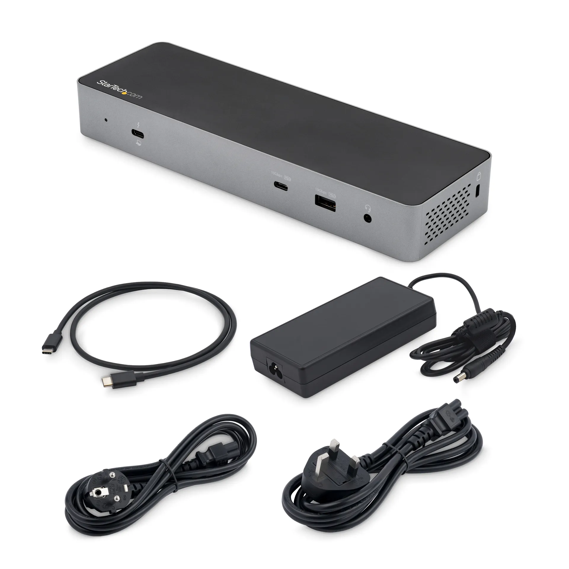 StarTech.com Thunderbolt 3 Dock mit USB-C Host-Kompatibilität - Dual 4K 60Hz DisplayPort 1.4 oder Dual HDMI Monitore - Single 8K - TB3/USB-C Laptop Docking Station - 96W PD, 5xUSB - 10 Gbit/s – Bild 7