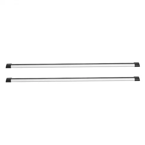 VEVOR 2 x Dachgepäckträger Dachquerträger mit 100 kg Tragkraft, 135 cm Querträger aus Aluminiumlegierung, Dachträger Ideal für Gepäck Kanus Lastenkörbe Fracht (nur Querträger, ohne Befestigungsfüße) – Bild 9