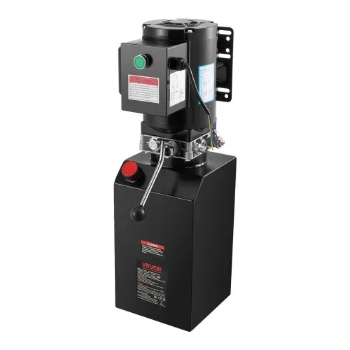 VEVOR 14 Qt Hydraulikaggregat einfachwirkende Stahlpumpe für Kippanhänger, 22 MPa max. Entlastungsdruck & 6,3 L/min Durchflussrate, Hydraulikpumpe mit Metallbehälter zum Anheben von Kippanhängern – Bild 9