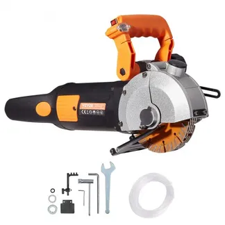 VEVOR Elektrische Wandfräse 5000 U/min Wand Chaser Maschine 4800Watt Wand Groove Schneidemaschine Stoßmaschine 42mm für Ziegel Granit Marmor Beton Cutter Notcher Groover mit 5 x Sägeblätter VEVOR Elektrische Wandfräse 5000 U/min Wand Chaser Maschine 4800Watt Wand Groove Schneidemaschine Stoßmaschine 42mm für Ziegel Granit Marmor Beton Cutter Notcher Groover mit 5 x Sägeblätter