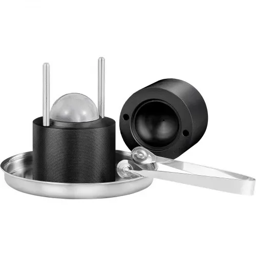 VEVOR Eiswürfelbereiter Eiswürfelformen Satz 60 mm, Eiswürfelform Eiskugelform mit Eiszange & Tropfschale, Alu Schwarze Strapazierfähige Eiswürfelformen Eiswürfelbehälter Whisky Americano, Saft – Bild 8