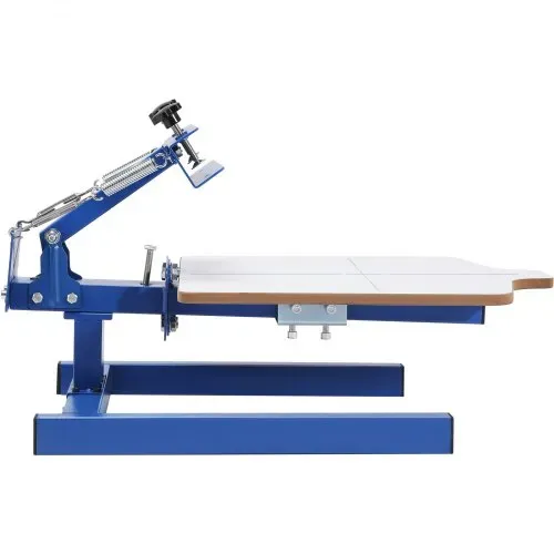 VEVOR Siebdruckpresse T-Shirt Siebdruckmaschine 1 Farbe + 1 Station, T-Shirtpresse, Hitzepresse Transferpresse DIY Ausrüstung Drucker, Textildruck Kleidung, Kissenbezüge, Gepäckstücke usw. – Bild 8