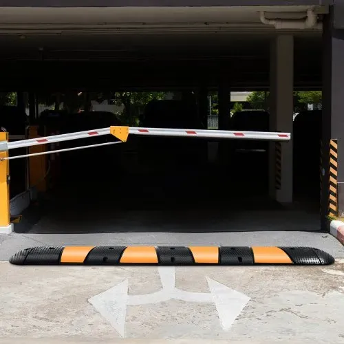 VEVOR Kabelbrücke 185 x 31 x 5,5 cm, Überfahrschutz mit zwei Kanälen, 183 cm langes modulares Design, Bodenkabelschutz trägt bis zu 9980 kg, geeignet für Asphalt-, Beton- und Kiesoberflächen – Bild 7