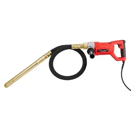 VEVOR Hand-Betonrüttler, 800 W elektrischer Rüttler 4000 U/min, elektrisches Betonrüttlerwerkzeug mit 1,5 m Schaftstange, tragbarer Bleistift-Zementrüttler zum Entfernen von Luftblasen und Mischen von Beton – Bild 10