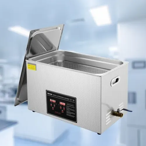 VEVOR Ultraschallreiniger Ultraschall Edelstahl-Reinigungsgerät 600 W, 30 L Ultraschallreinigungsgerät mit digitaler Anzeige 0-30 Min, Reinigung Ultraschall für Schmuck, Brillen, Uhren usw. – Bild 7
