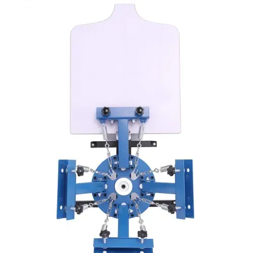 VEVOR Siebdruckmaschine 4-Farben 1-Station-Siebdruckpresse 540x450 mm, 360° Drehbar Präzise Positionierung Pulverbeschichteter Kohlenstoffstahl für T-Shirt-DIY, Heim- und Gewerbekunden – Bild 10