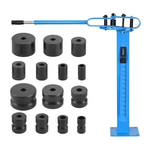 VEVOR Rohrbieger, Rohrbiegegerät mit max. 50,8 mm Außendurchmesser & 14 Biegematrizen, 200° Rohrbiegewerkzeug für Kupfer-, Aluminium- & Eisenrohre, HVAC-, Klimaanlagen-, Kühlschrank- & Autoreparatur – Bild 8