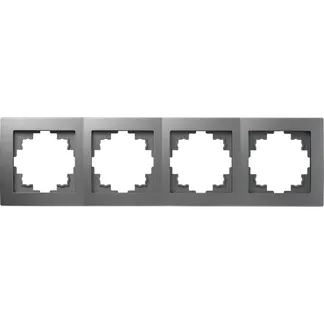 Rahmen McPower “Flair“, 4-fach, anthrazit Rahmen McPower “Flair“, 4-fach, anthrazit