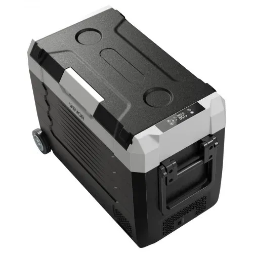 VEVOR Kompressor Kühlbox 12/24 V DC 100–240 V AC, Autokühlschrank 45 L mit App-Steuerung & Rädern & 2 Temperaturzonen (-20 °C bis 20 °C), Tragbarer Kühlschrank für Wohnmobile Boote Camping Angeln – Bild 8