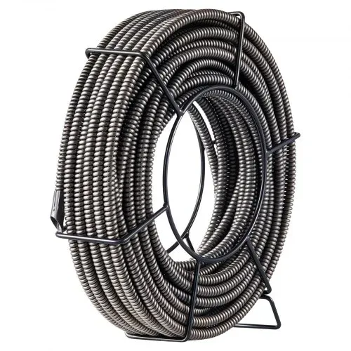 VEVOR Rohrreinigungsmaschine 390W Rohrreinigungsgerät Spirale 15 mm x 13 mm kompakter elektrische Abflussreiniger mit 8 auswechselbare Messer Schiebehülsenwerkzeug 51-102 mm für die Rohrinstallation – Bild 10