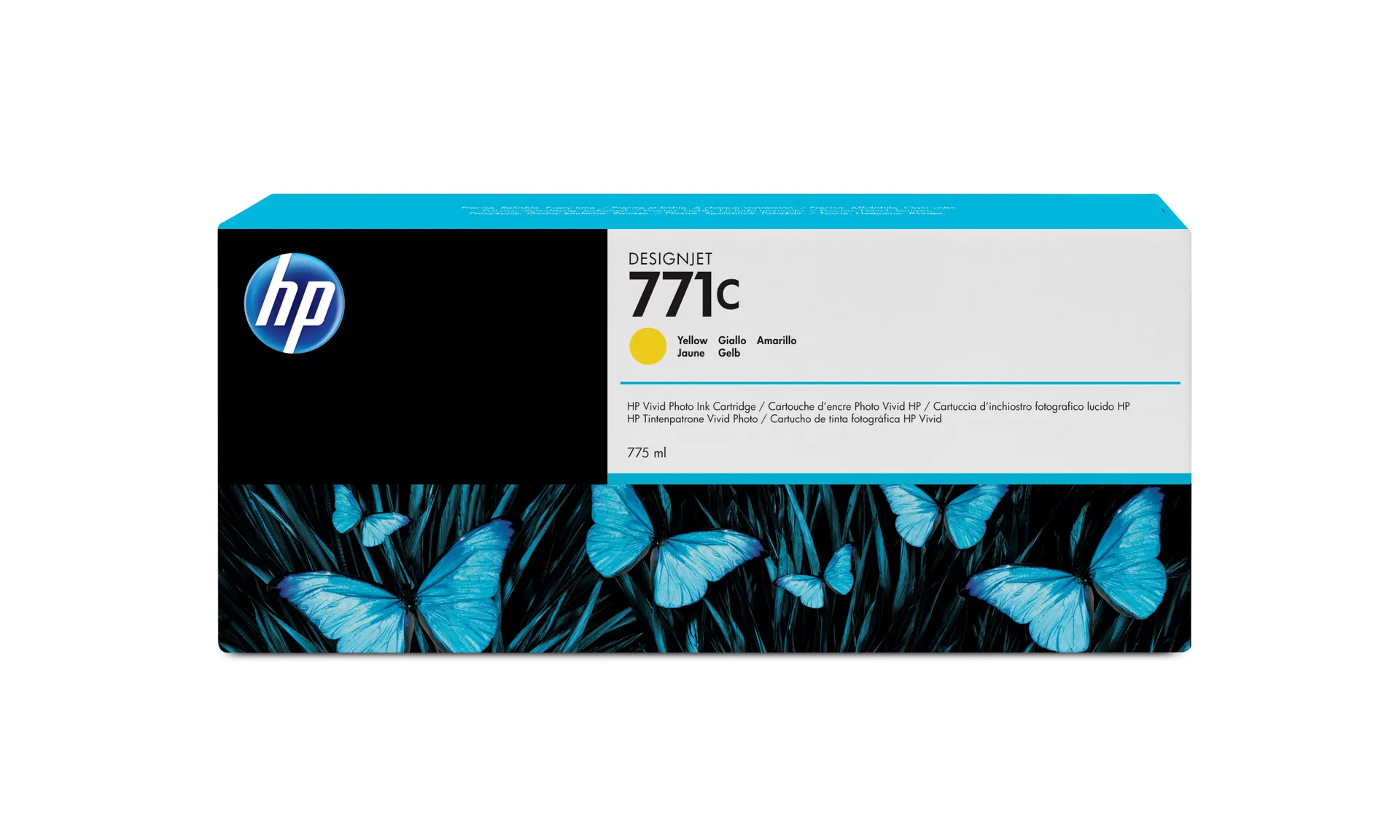 HP 771C Gelb DesignJet Druckerpatrone, 775 ml HP 771C Gelb DesignJet Druckerpatrone, 775 ml