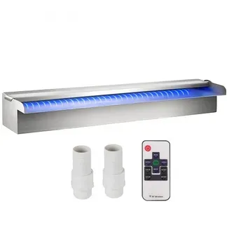 VEVOR Schwalldusche Poolfontäne LED 23,6 “ x 4,5″ x 3,1 “ Poolbrunnen 1,3″ Wasserfontäne 0,87″ Dekoration Gartenteich VEVOR Schwalldusche Poolfontäne LED 23,6 “ x 4,5″ x 3,1 “ Poolbrunnen 1,3″ Wasserfontäne 0,87″ Dekoration Gartenteich