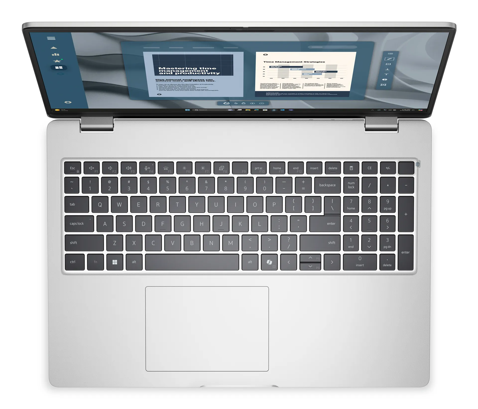 DELL Pro 16 PC16255 Copilot+ PC AMD Ryzen AI 5 340 Laptop 40,6 cm (16") Full HD+ 16 GB DDR5-SDRAM 512 GB SSD Wi-Fi 6E (802.11ax) Windows 11 Pro Deutsch Platin – Bild 4