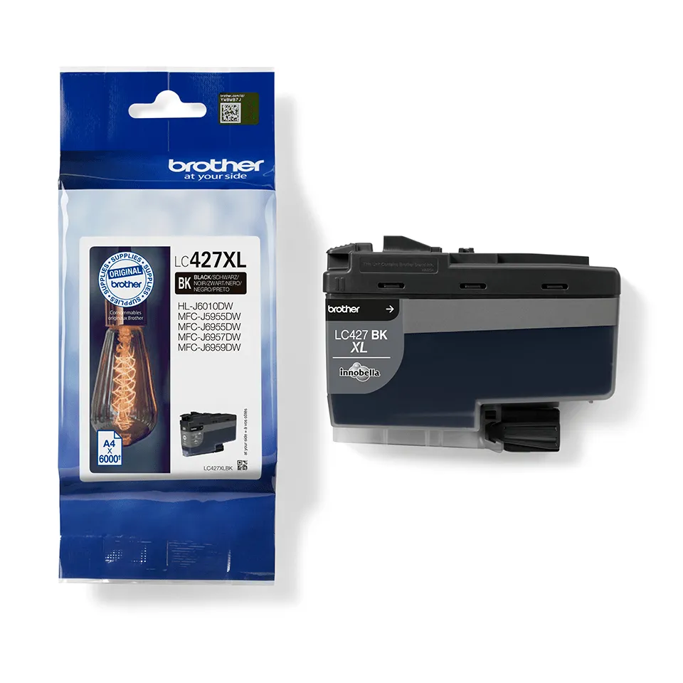 Brother LC-427XLBK Druckerpatrone 1 Stück(e) Original Hohe (XL-) Ausbeute Schwarz – Bild 2