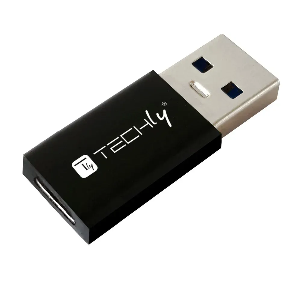 Techly IADAP USB3-AFT Kabeladapter USB A USB C Schwarz – Bild 6