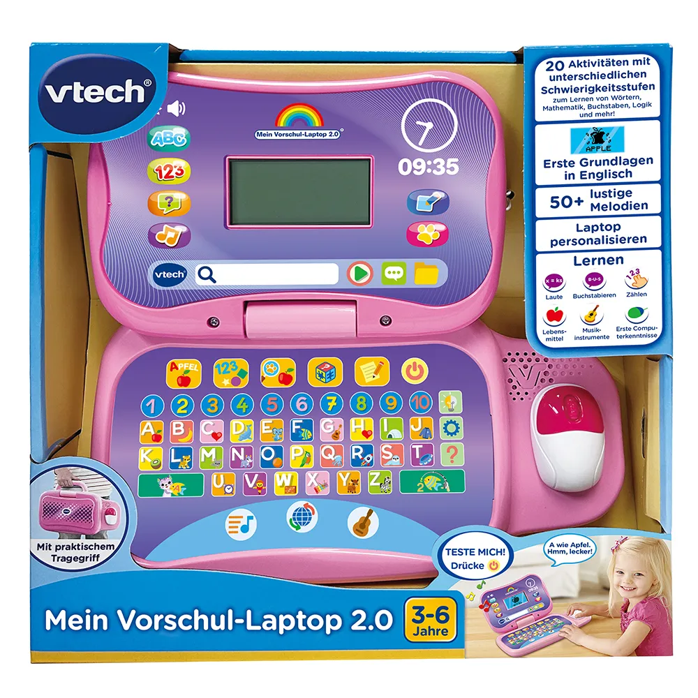 VTech Mein Vorschul-Laptop 2.0 pink – Bild 5