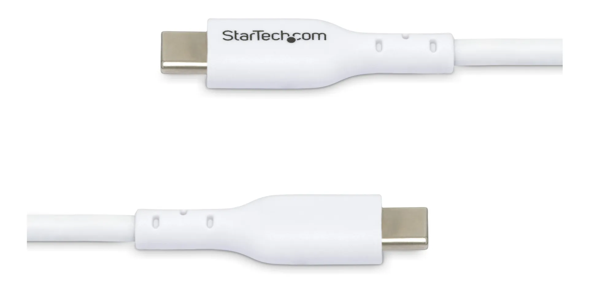 StarTech.com 1m USB-C-Ladekabel, Laden und Synchronisieren, 60W (3A) Power Delivery, USB 2.0 Laptop-Ladekabel, Weiß - USB C Ladekabel – Bild 4