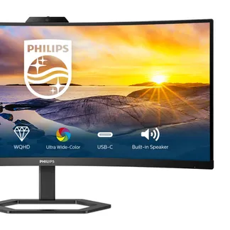 Philips 5000 series 34E1C5600HE/00 LED display 86,4 cm (34″) 3440 x 1440 Pixel 4K Ultra HD Schwarz Philips 5000 series 34E1C5600HE/00 LED display 86,4 cm (34″) 3440 x 1440 Pixel 4K Ultra HD Schwarz