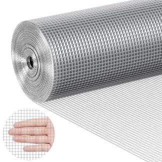 VEVOR Drahtgeflecht, 1220 mm x 15,24 m, Volierendraht, 23 Gauge, feuerverzinkte Maschendrahtrolle, Maschendrahtzaun, Maschendraht für Kaninchenkäfige, Garten, kleine Nagetiere VEVOR Drahtgeflecht, 1220 mm x 15,24 m, Volierendraht, 23 Gauge, feuerverzinkte Maschendrahtrolle, Maschendrahtzaun, Maschendraht für Kaninchenkäfige, Garten, kleine Nagetiere