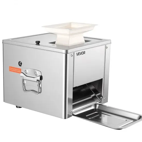 VEVOR Fleischschneidemaschine Fleischschneider 550 W 159 kg/h kommerzielle Fleischschneidemaschine aus Edelstahl (3,5 mm dick), elektrischer Lebensmittelschneider für Restaurant, Supermarkt – Bild 10