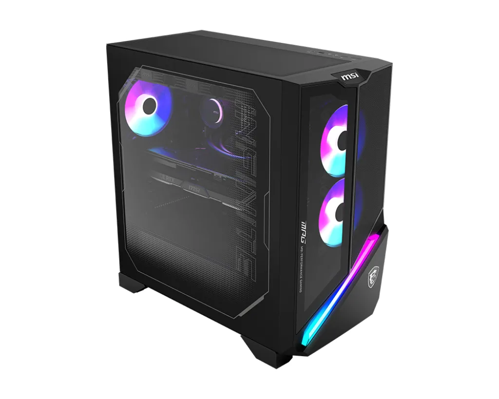 MSI MPG Infinite X3 AI 2NVP7-096AT Intel Core Ultra 7 265K 32 GB DDR5-SDRAM 1 TB SSD NVIDIA GeForce RTX 5070 Windows 11 Home Desktop PC Schwarz – Bild 2