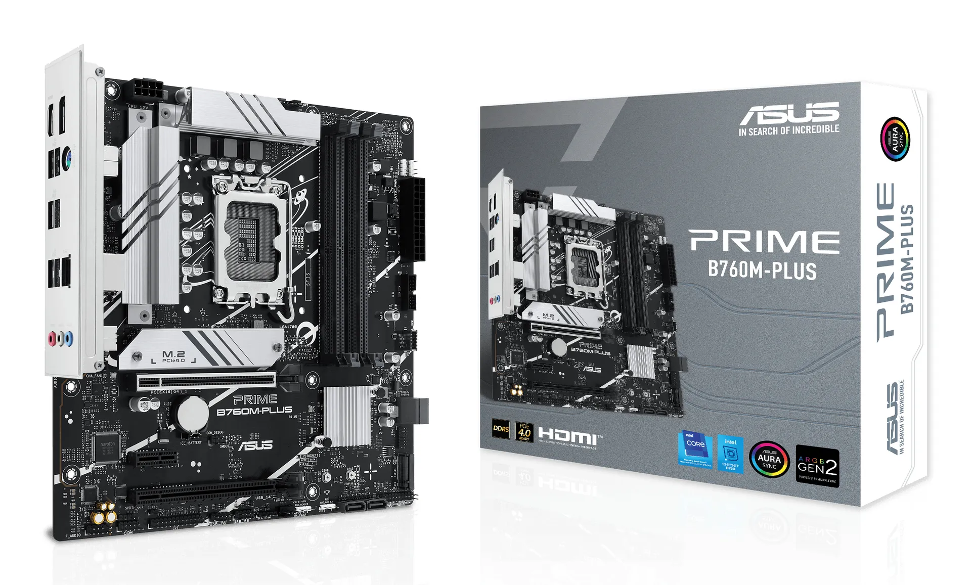 ASUS PRIME B760M-PLUS Intel B760 LGA 1700 micro ATX ASUS PRIME B760M-PLUS Intel B760 LGA 1700 micro ATX