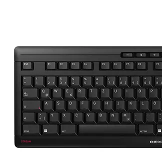 CHERRY STREAM KEYBOARD Kabelgebundene Tastatur, Schwarz, USB (QWERTZ – DE) CHERRY STREAM KEYBOARD Kabelgebundene Tastatur, Schwarz, USB (QWERTZ – DE)