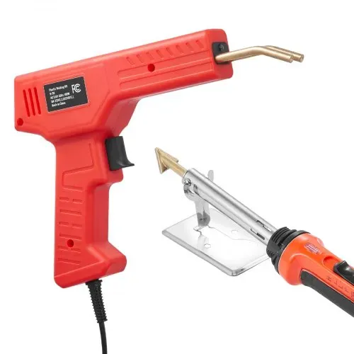 VEVOR Kunststoff-Schweißgerät, 100 W Schweißpistole + 60/100 W Lötkolben, Kunststoff-Reparatur-Set mit 1000 Stk. Heißklammern & 60 Stäben für Auto-Stoßstangen, Kajaks, Elektronik, Spielzeug – Bild 10